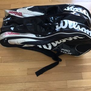 Wilson pro tour k factor 12 pack racket bag
